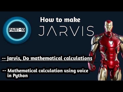 how to make Jarvis in python part-10 || mathematical calculations using voice || avi upadhyay