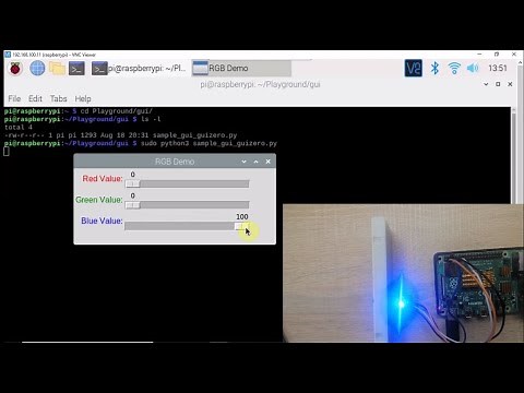 Create GUI or User Interface to Control Raspberry Pi Projects