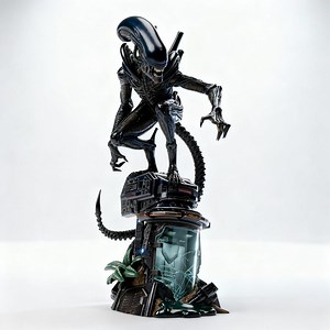 Alien Xenomorph-style Bust | 3D Printable STL Horror Alien Statue - Etsy Australia