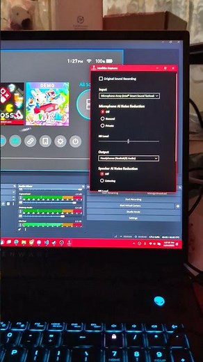 How to fix muffled and bad capture card audio on an Alienware laptop