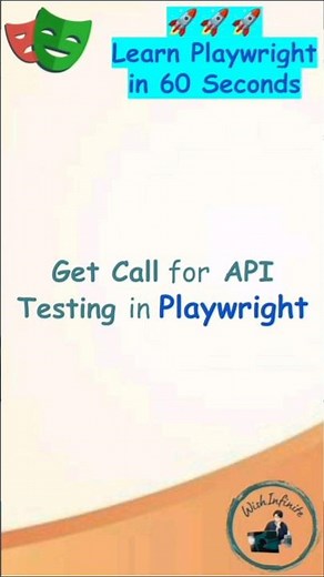 Playwright Tutorial | Get Call for API Testing with Playwright #playwright
