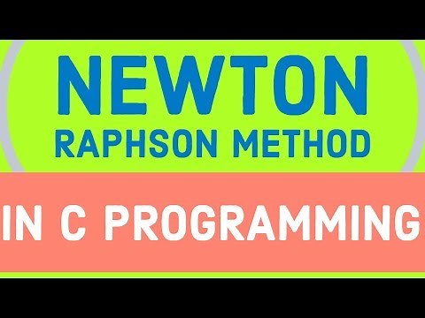 newton raphson method in c programming