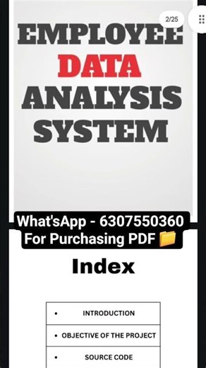 IP Project File || CLASS 12th [2025-26] || EMPLOYEE DATA ANALYSIS SYSTEM