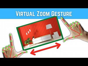 Virtual Zoom Gesture using OpenCV Python | CVZone