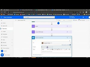 Lesson20-Select and Create HTML Table- Power Automate 1000 Videos