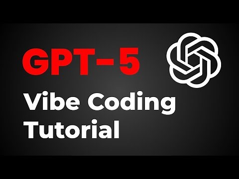 Coding with ChatGPT-5 - App Development with AI | Full Tutorial - Vibe Coding