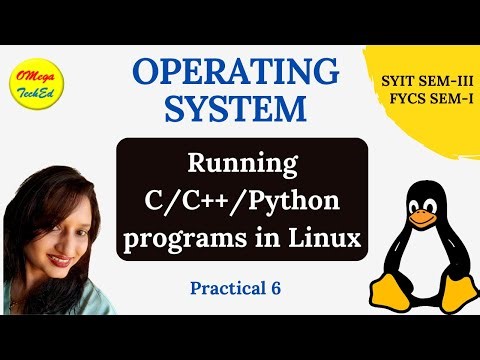 Running C/C++/Python program in Linux