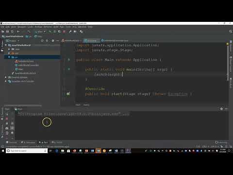 HelloWorld in JavaFX