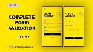 Complete Form Validation in the android studio – Part 12