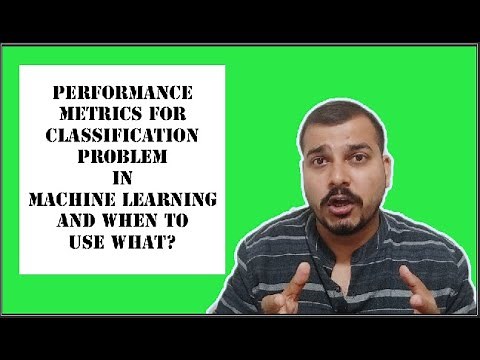 Tutorial 34- Performance Metrics For Classification Problem In Machine Learning- Part1