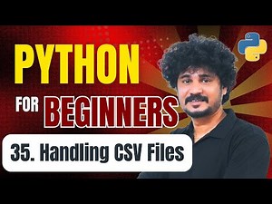 Python for Beginners | 35 Handling CSV Files in Python