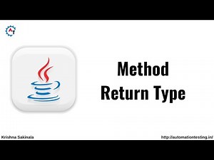 Methods with Return Type in Java | Java Tutorial For Beginners | Methods with Return Values