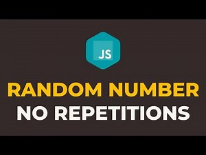 How to Generate Random Numbers in Javascript without Repetition