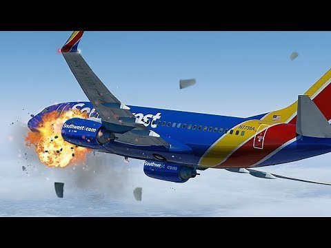 Terrifying Moments as Engine Explodes at 33,000ft | Uncontained Failure | Southwest Airlines 1380