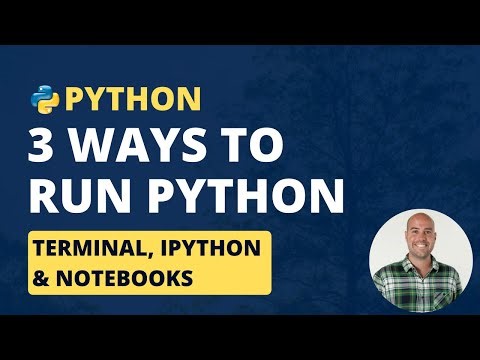 3 WAYS to run Python (Terminal, IDEs and Notebooks) | jcchouinard.com