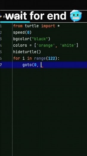 Made an Amazing Animation in Python 😱 | Coding is Fun | #Shorts