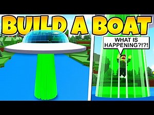 WORKING UFO IN BUILD A BOAT!!! 👽