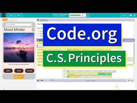 Code.org Lesson 6.6 C Debugging | Tutorial with Answers | Unit 3 CS Principles