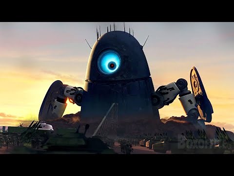 POTUS VS Giant Alien Robot | Monsters vs. Aliens | CLIP