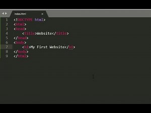 How to create basic webpage with Sublime Text3