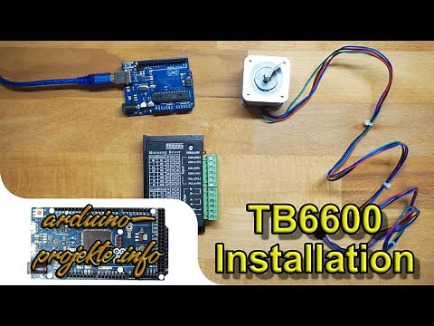 Schrittmotor ansteuern mit Arduino + TB6600