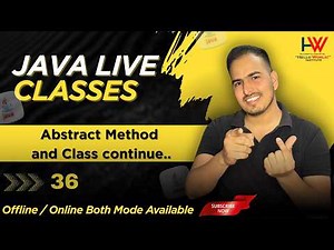 Abstract class and method continue..... in java complete course@helloworld_institute