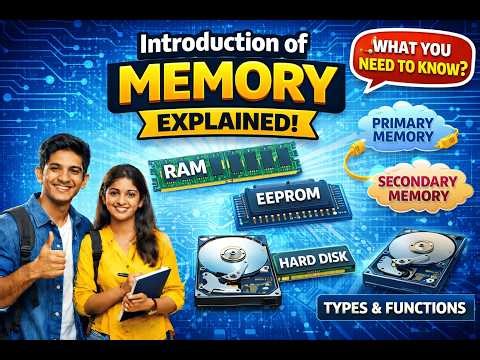Introduction of Computer Memory | Computer Memory Explained//Diploma & Polytechnic students