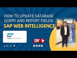 2: How to Update Data Base Query in SAP Web Intelligence