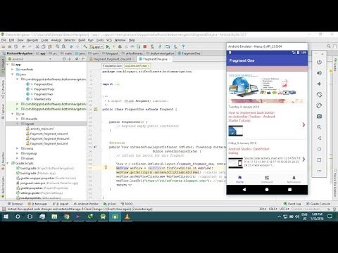 WebView in Fragment | Android Studio | Java