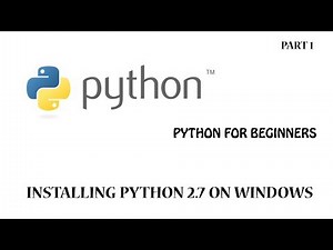 1.Python Tutorial for Beginners Python 2 7 Installation [PIP installation and using PIP]
