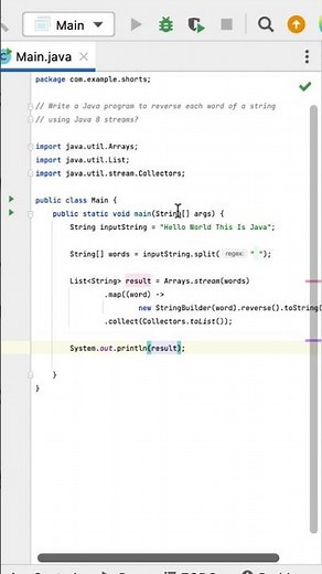 Java 8 Program 9 - How to Reverse Each Word of String using Java 8 Streams #java #interview #coding