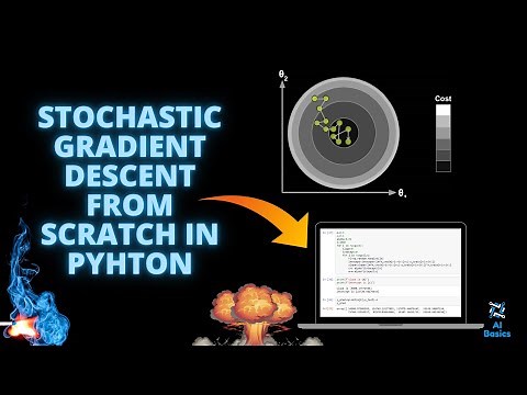 Stochastic gradient descent code from scratch in python