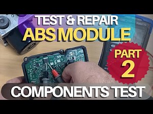 Don't Replace ABS Module Before Watching This | Part 2 | ABS Module Components Test #abs #tcs #ESP