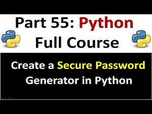 Create a Secure Password Generator in Python | Step-by-Step Tutorial for Beginners