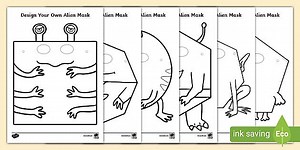 Design Your Own Alien Mask