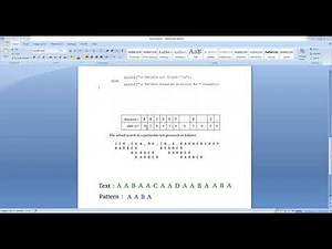 Implement Horspool algorithm for String Matching