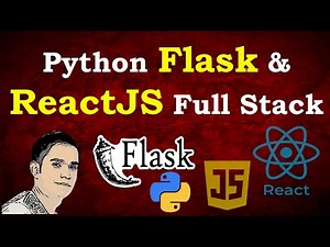 🔴 Python Flask & REACT.JS Full Stack (Python Back-end React Front-end)