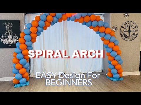 How To Make A Spiral Balloon Arch | DIY Step-By-Step