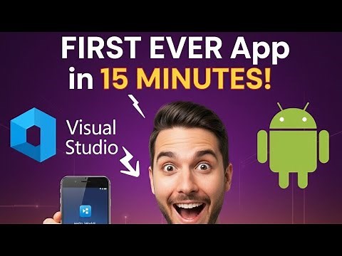 Build Your First Android App in Visual Studio 2022 (Beginner Guide)
