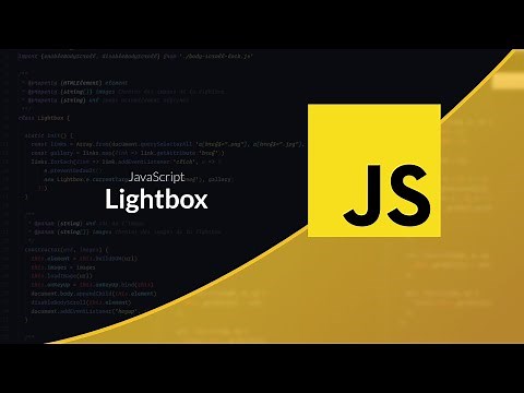 Tutoriel JavaScript : Lightbox