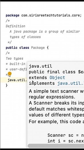 Types of Packages in java