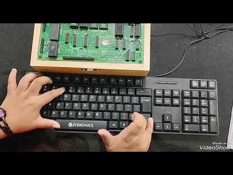 8085 Microprocessor Kit- Demonstration