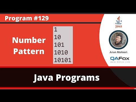 Java program to print Number Pattern 1 10 101 1010 10101