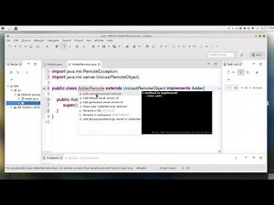 220 Java advanced JAVA RMI remote method invocation