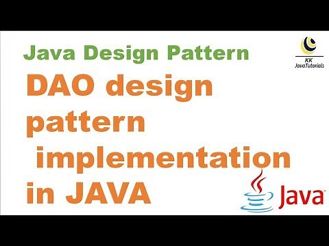DAO design pattern implementation in JAVA || Data Access Object Design Pattern|| J2EE Design Pattern
