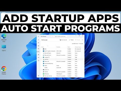 How to Add Programs to Startup in Windows 11
