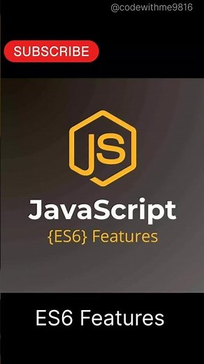 what are JavaScript ES6 Features #Javascript #learnjavascript #es6 #programming #learnprogramming