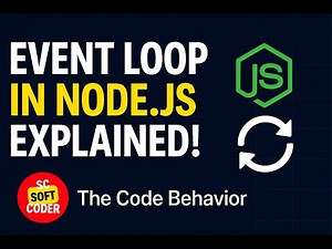 Event Loop in Node.js with Coding Examples | NodeJS Asynchronous Operation | Best Explanation