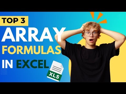 Excel Mastery EXPOSED With These 3 Array Formulas