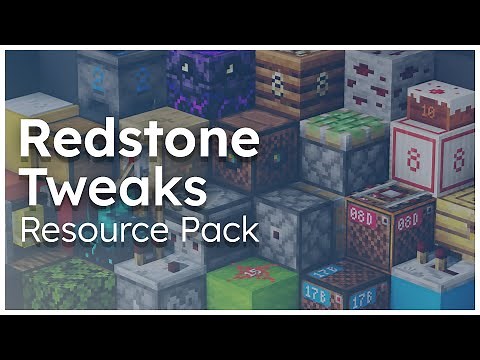 Redstone Tweaks 2.0 | Minecraft Redstone Resource Pack | 1.21.11